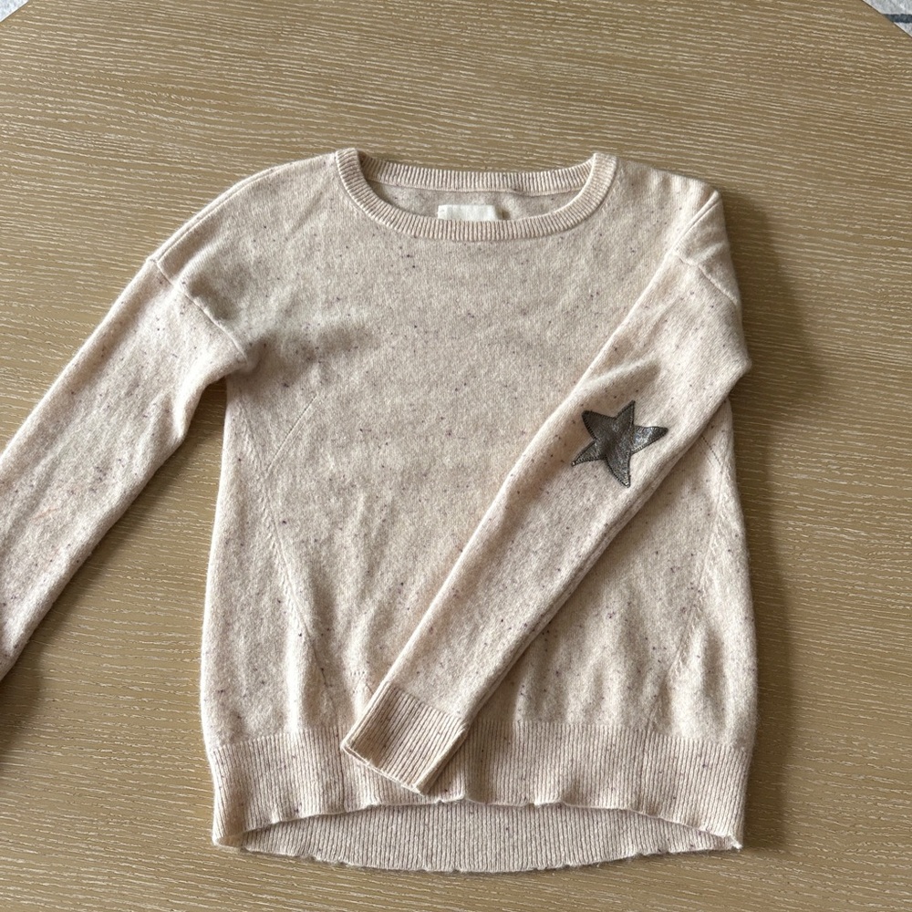 Zadig & Voltaire Cream Sweater with Black Star